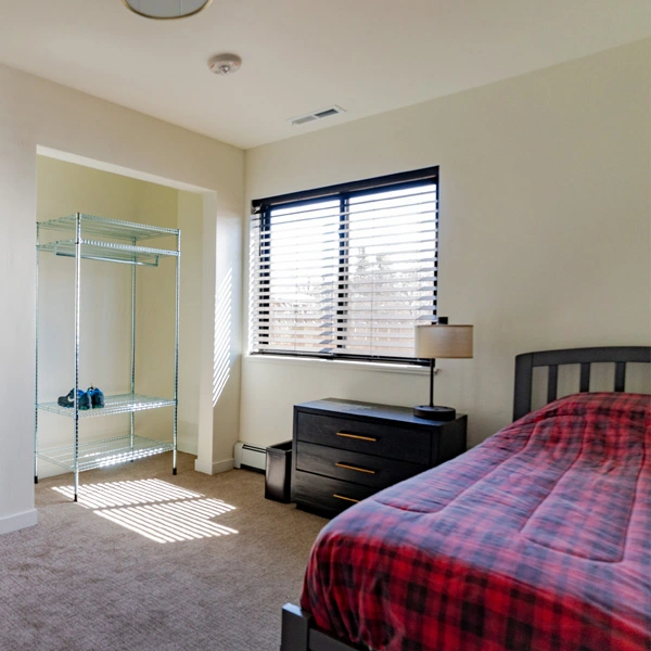 Inside a bedroom at the landing our residential treatment center